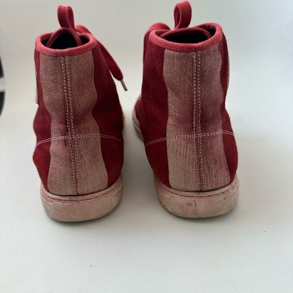 Marc Jacobs suede distressed sneakers size 9 pre owned - Picture 3 of 13